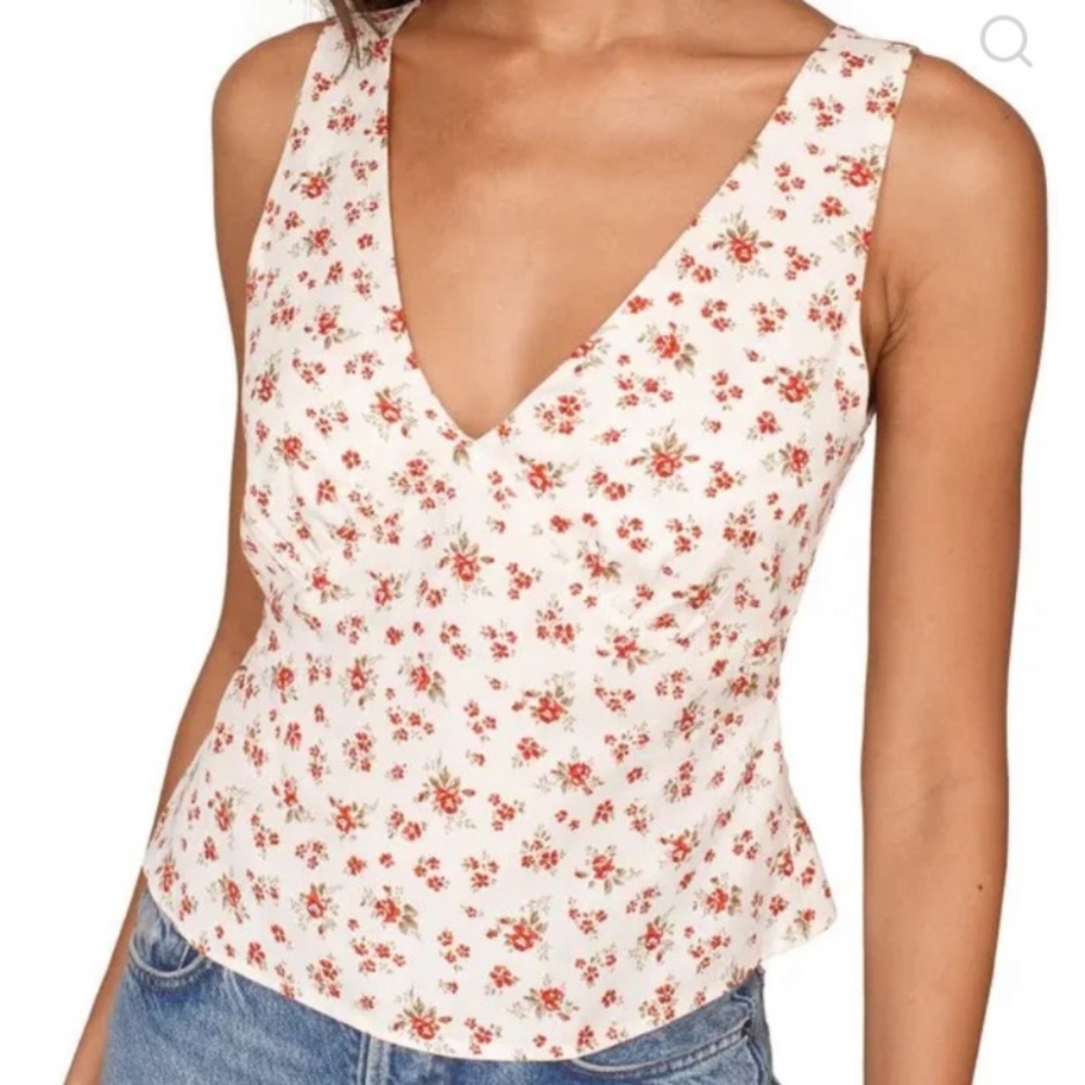 NWT Reformation Floral Top